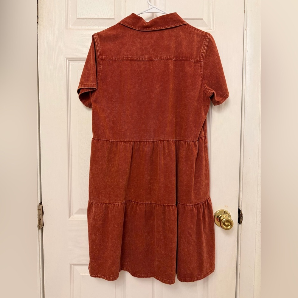 Given Kale 100% Cotton Button Up Dress - Picture 3 of 10